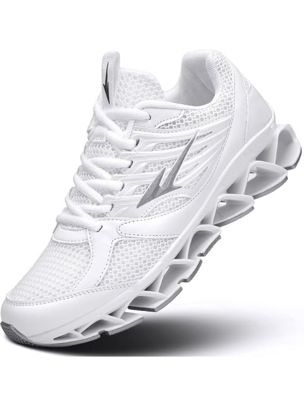 Men's Walking Shoes Casual Fashion Lace Up Blade Tennis White Running Sneakers